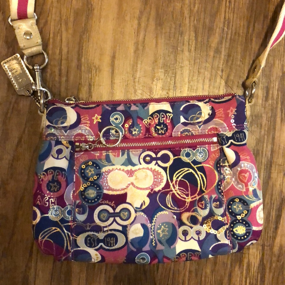 coach poppy crossbody purse